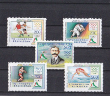 Olympics 1996 - Judo - Soccer - TAJIKISTAN - Set MNH - Summer 1996: Atlanta