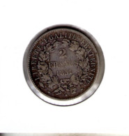 France. 2 Francs Ceres 1851 A - 2 Francs