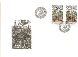 FDC 247 Czech Republic Czech Kutna Hora Kuttenberg Silver Mining 2000 - Minerals