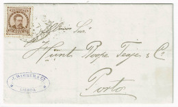 Portugal, 1882, # 57, Para O Porto - Covers & Documents
