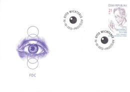 FDC 790 Czech Republic Otto Wichterle 2013 Artificial Eye Lens - Química