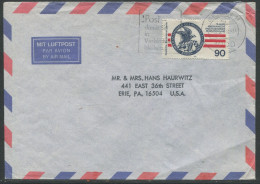 10.325) MiNr.: 562 - EF - Berlinstempel Nach Erie USA - Lettres & Documents