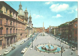 Roma (Lazio) Piazza Navona, Navona Square, Navonaplatz, Place Navona, Auto D'Epoca, Old Cars - Places