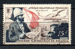 Col41 Colonies AEF Afrique équatoriale PA  N° 55 Oblitéré  Cote 1,50 € - Used Stamps