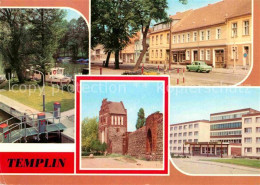 72787191 Templin Schleuse Am Markt Stadtmauer Wieckturm Prenzlauer Tor  Templin - Templin
