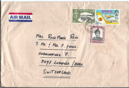 BRUNEI P.A. Ca.1976: LSC De Kuala-Elatt Pour Liebefeld (BE, Suisse) - Brunei (1984-...)