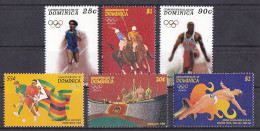 Olympics 1996 - Athletics - DOMINICA - Set MNH - Estate 1996: Atlanta