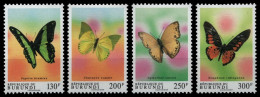 Burundi 1993 - Mi-Nr. 1780-1783 ** - MNH - Schmetterlinge / Butterflies - Neufs