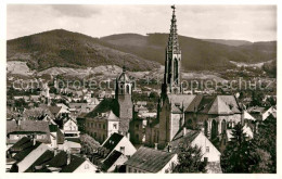 72786950 Buehl Baden Ortsansicht Mit Kirche Blick Zum Schwarzwald Buehl - Buehl