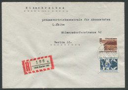 10.223) MiNr.: 798 A Und 799 A - MischF- EinschrBf - Berlinstempel - Storia Postale