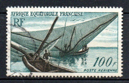 Col41 Colonies AEF Afrique équatoriale PA  N° 59 Oblitéré Cote 2,00 € - Used Stamps