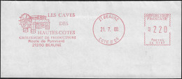 France 1988. EMA  Les Caves Des Hautes-Côtes, Groupement De Producteurs, Route De Pommard, Beaune. Pressoir - Vins & Alcools