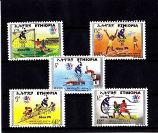 Olympics 1996 - Soccer - ETHIOPIA - Set MNH - Zomer 1996: Atlanta