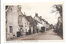 CPA 49 SUETTE-SEICHES Route De Paris-La Baule, Dos écrit 1946 Et Div A.Vignais Phot Villeveque - Seiches Sur Le Loir