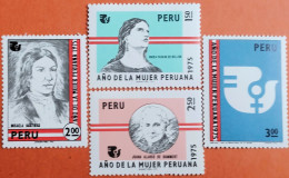 Peru/Pérou  1975  YT N°PE 611-14 Année De La Femme Péruvienne - N** Cote 2.20€ - Pérou