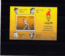 Olympics 1996 - Athletics - LATVIJA - S/S MNH - Sommer 1996: Atlanta