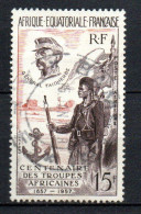 Col41 Colonies AEF Afrique équatoriale PA  N° 62 Oblitéré Cote 3,00 € - Used Stamps