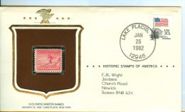 USA Cover With The 1932 Stamp For The 50th Anniversary Of The 1932 Olympic Games In Lake Placid - Sommer 1932: Los Angeles