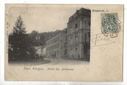 Diekirch (Luxembourg, Diekirch) : L'Hôtel Des Ardennes Place Wirtgen En 1904 PF. - Diekirch