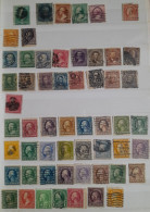 Lot 56 Anciens Timbres Etats Unis Franklin, Washington, Jackson, Lincoln, Garfield, Susan B Anthony, Harrison, Werster - Collezioni & Lotti