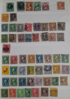 Lot 56 Anciens Timbres Etats Unis Franklin, Washington, Jackson, Lincoln, Garfield, Susan B Anthony, Harrison, Werster - Collections