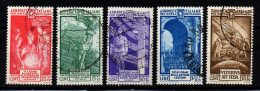 Regno 1935 - Pro Opera Previdenza Milizia IV - Completa + PA - Serie Usata - Oblitérés