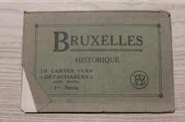 Carnet De Cartes Complet - Belgique - Bruxelles - Historique - 10 Cartes Vues - Cartes Postales Anciennes - Andere & Zonder Classificatie