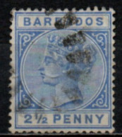 BARBADE 1882-6 O - Barbados (...-1966)