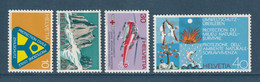 Suisse - YT N° 905 à 908 ** - Neuf Sans Charnière - 1972 - Unused Stamps