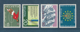 Suisse - YT N° 864 à 867 ** - Neuf Sans Charnière - 1970 - Neufs