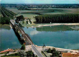 01 - Pont De Vaux - Le Pont Sur La Saone Et Le Camping Des Peupliers - Vue Aérienne - CPM - Voir Scans Recto-Verso - Pont-de-Vaux
