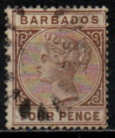 BARBADE 1882-6 O - Barbades (...-1966)