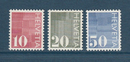 Suisse - YT N° 861 à 863 ** - Neuf Sans Charnière - 1970 - Nuovi