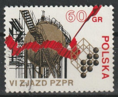 Polonia 1971 - Chemical Plant- CTO - Chimie