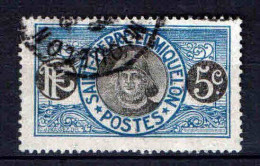 St Pierre Et Miquelon    - 1922 - Pécheur- N° 107  - Oblit - Used - Gebraucht