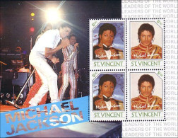 St Vincent Michael Jackson MNH ** Neuf SC (A50-145) - Sänger