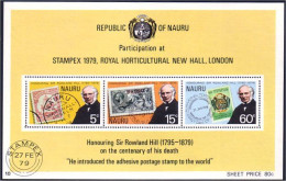 Nauru Rowland Hill MNH ** Neuf SC (A50-120a) - Briefmarken Auf Briefmarken