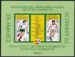 Bulgarie Yvert Bloc 108b Espana 1982 Soccer World Cup MNH ** Neuf SC (A50-133a) - Otros & Sin Clasificación