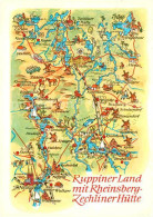 72783251 Rheinsberg Landkarte Ruppiner Land Mit Rheinsberg Zechliner Huette Rhei - Zechlinerhütte