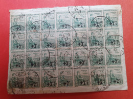 28 Orphelins Au Dos + Orphelins Divers Sur Enveloppe En Recommandé De Béziers Pour Meknès En 1927  - Réf 3231 - 1921-1960: Moderne