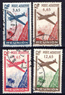 Réunion - 1938 - Caudron -  PA 2 à 5  - Oblit - Used - Poste Aérienne