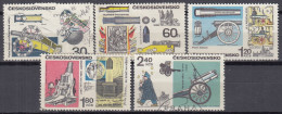 TSCHECHOSLOWAKEI  1946-1950, Gestempelt, Historische Kanonen, 1970 - Usati