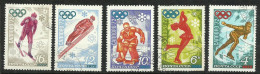 Russie N ° 3809 à 3813  Jeux Olympiques De Sapporo     Oblitérés       B/TB  E  Voir Scans Soldé ! ! ! - Invierno 1972: Sapporo