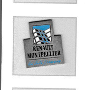 Pin's  Automobile  Renault  MONTPELLIER  Une  Autre  Dimension - Renault