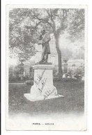 CPA 75 Paris, Berlioz, Voyagée  1904, Voir Scannes PUB Au Dos "Chicoré Nouvelle..." Type "nuage", Voir Scanne - Statue