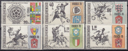 TSCHECHOSLOWAKEI  1958-1963, Gestempelt, Fußball-WM Mexiko, 1970 - Usati