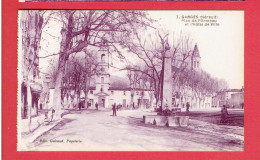 GANGES PLACE DE L ORMEAU ET L HOTEL DE VILLE FONTAINE CARTE EN TRES BON ETAT - Ganges