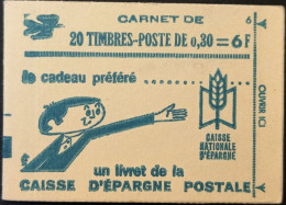 1536A-C3** Cheffer 30c Vert X20 Daté 30.04.196- Livret CE Postale Conf. 6 - Moderni : 1959-…