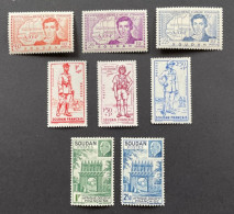 SOUDAN 1939 / 1941 - NEUF*/MH - LOT 3 Séries Complètes YT 100 / 102 + 122 / 124 + 129 / 130 (2) - Unused Stamps