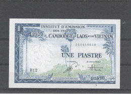 VIET NAM (ETATS ASSOCIÉS ) -1 PIASTRE TYPE 1954 - ETAT SPL - KOLSKY 907 -WPM 105- - Viêt-Nam